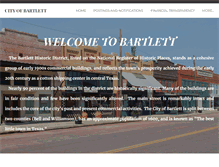 Tablet Screenshot of bartlett-tx.us